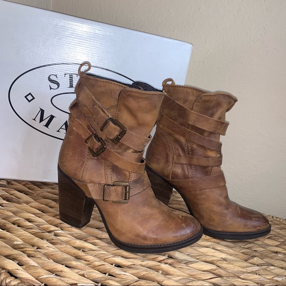 Steve Madden Shoes | Steve Madden Yale Booties Size 7 | Color: Red | Size: 7 | Emilyyyf's Closet